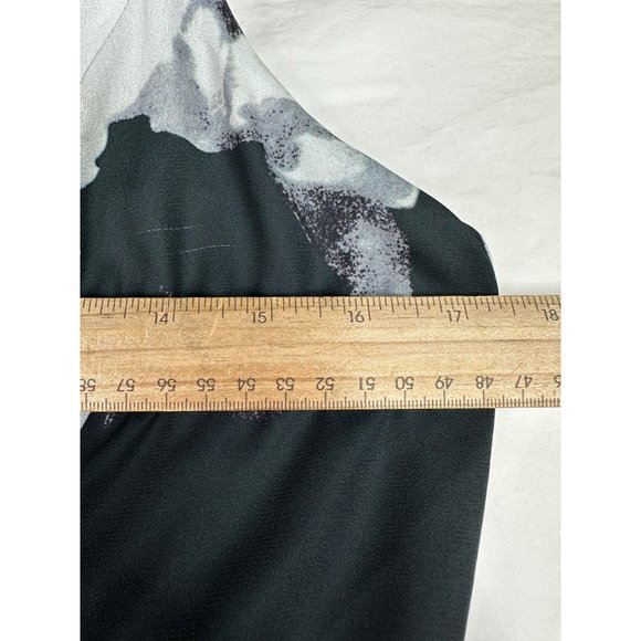 Lulus Ruffle Bellis Floral Print Jumpsuit sz Medium‎ Black/White - Picture 7 of 8